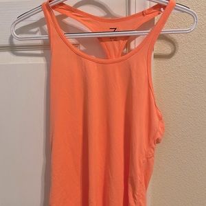 Orange workout tank